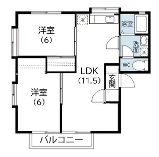 静岡県浜松市中央区曳馬1【アパート】の間取り