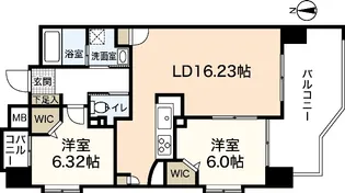 LUCIA【5階】の間取り