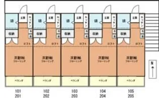 JOY128【2階】の間取り
