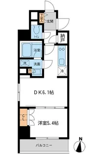 東京都墨田区両国4【マンション】の間取り