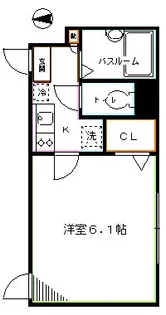ル・グラン中野沼袋【2階】の間取り
