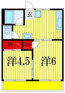 ダイワティアラ津田沼IV【1階】の間取り