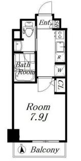 プレール・ドゥーク浜松町【9階】の間取り