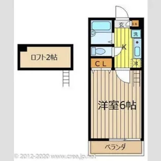 グローリーハイツI【1階】の間取り