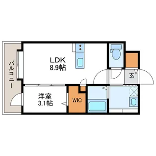 アルファスクエア北11東1【1階】の間取り