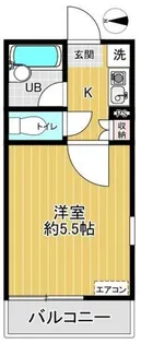 ピア中板橋【2階】の間取り