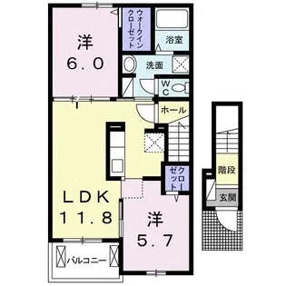 マーベラス メゾンII【2階】の間取り