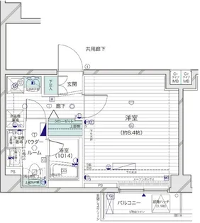 メインステージ上野毛II【5階】の間取り