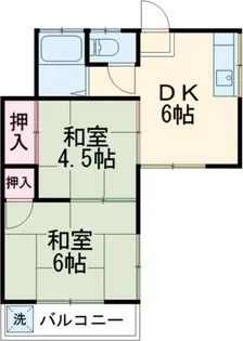 クリーン・ハイツ【2階】の間取り