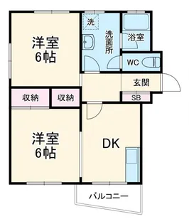 読売高野ビル【8階】の間取り