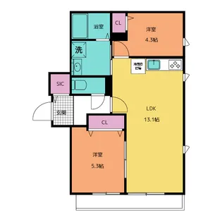 ベアート日吉【2階】の間取り