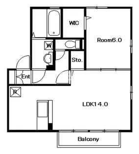 マリーローズ【2階】の間取り