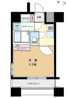 エクセレントシティ千葉中央【12階】の間取り