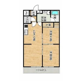 コーポ広栄【1階】の間取り