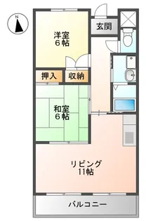 アネックス一宮駅前【6階】の間取り