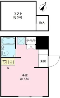 キャッスル青木【1階】の間取り