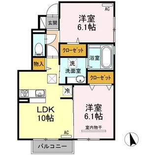 シエル エトワレ【1階】の間取り