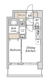 エスティメゾン川崎ウエスト【4階】の間取り