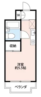 田野井ビル【3階】の間取り