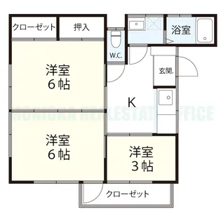 景明荘【1階】の間取り