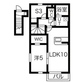 EAST VILLAGE II棟【2階】の間取り