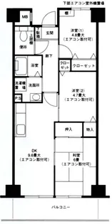 ラヴェルデ【5階】の間取り