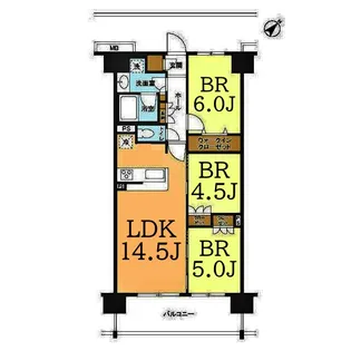 プレシス横濱新子安【2階】の間取り