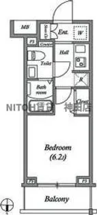 GENOVIA大崎skygarden【2階】の間取り