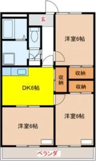 エスポワール村木 C棟【2階】の間取り
