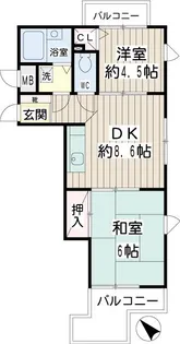 アーバン磯子【5階】の間取り