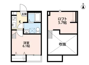 グランツ南与野(グランツミナミヨノ)【1階】の間取り