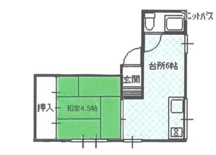 エステート小林A【2階】の間取り