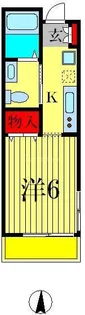 ヒューマンパレス南流山VII A棟【1階】の間取り