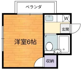 メゾン生田【2階】の間取り