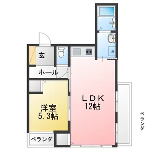 金子ビル【4階】の間取り