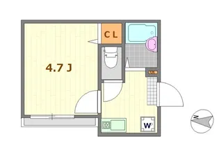 ノーザンロード保谷【2階】の間取り