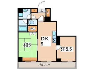 相模原プライムマンション【5階】の間取り