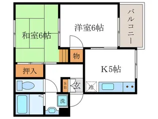 マンション角屋【3階】の間取り