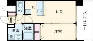 プレサンスKOBEアモーレ【11階】の間取り