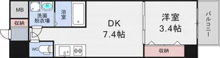 レオンコンフォート新大阪ウインズ【7階】の間取り