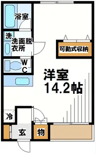 コーポさかえII【1階】の間取り