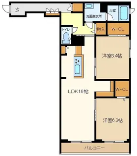 セントリビエ【3階】の間取り