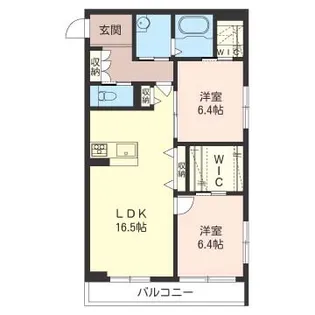 フォルトゥーナ【2階】の間取り