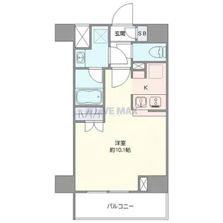 アンベリール王子Ⅱ【4階】の間取り