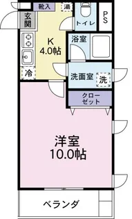 フィールド・オブ・ウィステリア【3階】の間取り
