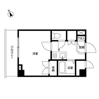 プレール中村橋【4階】の間取り