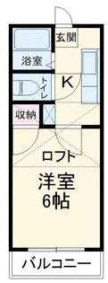 ラミーコ広沢【1階】の間取り