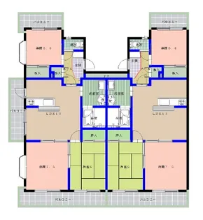 ファミール三井3【1階】の間取り