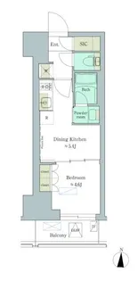 Brillia ist 錦糸公園【4階】の間取り