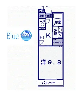 リヴァージュ茅ヶ崎【3階】の間取り